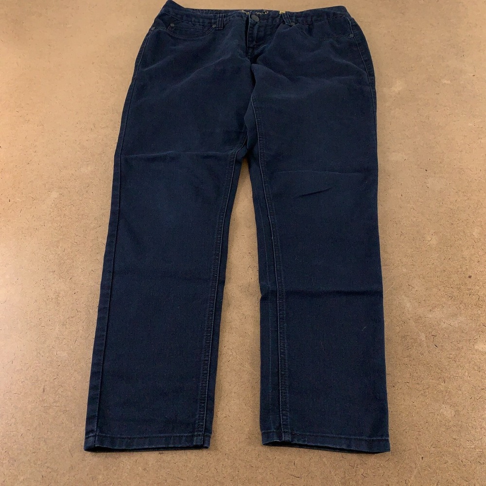 American Rag Juniors Size 11S Curvy Deep Navy Mid Rise Straight Leg Jeans